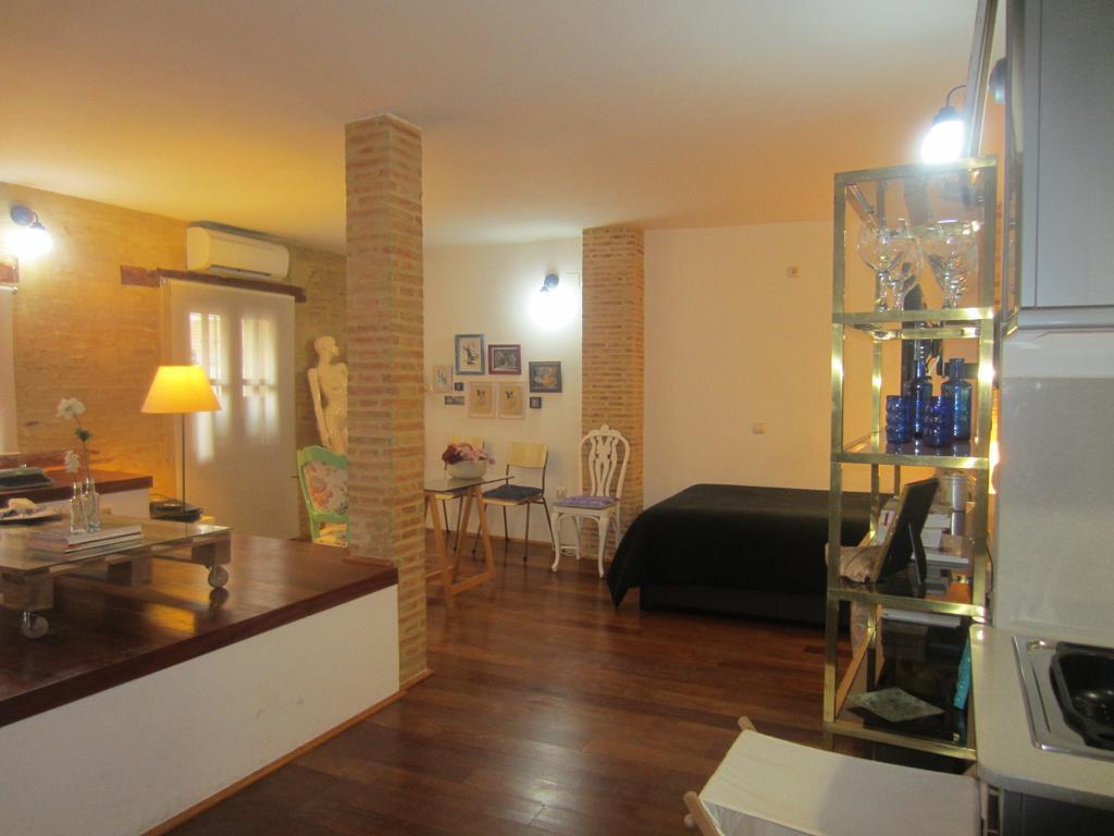 Appartement Living Valencia Studio Serranos Chambre photo